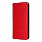 For Honor Play 50 / Play 50m Cubic Grid Texture Flip Leather Phone Case(Red) - 2