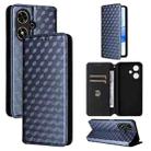 For Honor Play 50 / Play 50m Cubic Grid Texture Flip Leather Phone Case(Blue) - 1