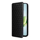 For Honor Play 60 Plus Cubic Grid Texture Flip Leather Phone Case(Black) - 2