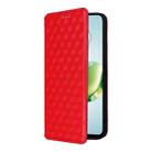 For Honor Play 60 Plus Cubic Grid Texture Flip Leather Phone Case(Red) - 2
