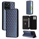 For Honor Play 60 Plus Cubic Grid Texture Flip Leather Phone Case(Blue) - 1