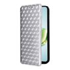For Honor Play 60 Plus Cubic Grid Texture Flip Leather Phone Case(Silver) - 2
