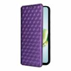 For Honor Play 60 Plus Cubic Grid Texture Flip Leather Phone Case(Purple) - 2