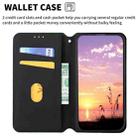 For Motorola Edge+ 2023 / Edge 40 Pro Cubic Grid Texture Flip Leather Phone Case(Blue) - 3