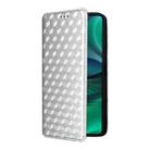 For Motorola Edge 60 Stylus Cubic Grid Texture Flip Leather Phone Case(Silver) - 2