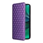 For Motorola Edge 60 Stylus Cubic Grid Texture Flip Leather Phone Case(Purple) - 2