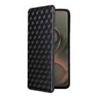 For Motorola Edge 5G 2025 Cubic Grid Texture Flip Leather Phone Case(Black) - 2