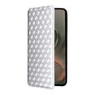 For Motorola Edge 5G 2025 Cubic Grid Texture Flip Leather Phone Case(Silver) - 2