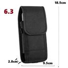 For 6.3 inch Universal Vertical Outdoor Phone Waist Bag(Black) - 2