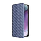 For Motorola Moto G Stylus 4G 2023 Cubic Grid Texture Flip Leather Phone Case(Blue) - 2