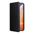 For Motorola Moto G85 5G / S50 Neo 5G Cubic Grid Texture Flip Leather Phone Case(Black) - 2