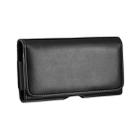 For 5 inch Universal Horizontal Outdoor Phone Waist Bag(Black) - 1