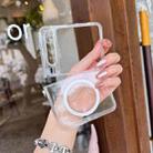 For Huawei Pura X PC Transparent Side Buckle MagSafe Shockproof Phone Case - 1