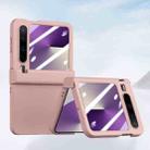 For Huawei Pura X Three Parts Integrated PC Skin Feel Shockproof Phone Case(Pink) - 1