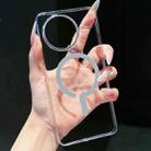 For Redmi K80 High Transparency PC MagSafe Phone Case(Grey) - 1