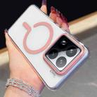 For Xiaomi 15 Pro High Transparency PC MagSafe Phone Case(Pink) - 1