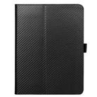 For BBK S5 Pro 11 inch (2020) Carbon Fiber Texture Horizontal Flip Leather Case with Holder & Card Slot & Hand Strap(Black) - 2