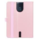 For BBK S5 Pro 11 inch (2020) Carbon Fiber Texture Horizontal Flip Leather Case with Holder & Card Slot & Hand Strap(Rose Gold) - 3