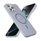 For iPhone 16 Pro Translucent Frosted Skin PC MagSafe Phone Case(Sierra Blue) - 3