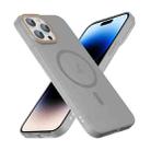 For iPhone 14 Pro Translucent Frosted Skin PC MagSafe Phone Case(Grey) - 3
