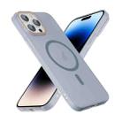 For iPhone 14 Pro Translucent Frosted Skin PC MagSafe Phone Case(Sierra Blue) - 3