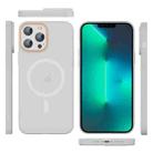 For iPhone 13 Pro Max Translucent Frosted Skin PC MagSafe Phone Case(White) - 2