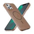 For iPhone 13 Pro Max Translucent Frosted Skin PC MagSafe Phone Case(Desert Gold) - 3