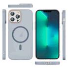 For iPhone 13 Pro Max Translucent Frosted Skin PC MagSafe Phone Case(Sierra Blue) - 2