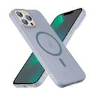For iPhone 13 Pro Max Translucent Frosted Skin PC MagSafe Phone Case(Sierra Blue) - 3