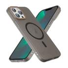 For iPhone 13 Pro Translucent Frosted Skin PC MagSafe Phone Case(Black) - 3