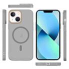 For iPhone 13 Translucent Frosted Skin PC MagSafe Phone Case(Grey) - 2