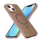 For iPhone 13 Translucent Frosted Skin PC MagSafe Phone Case(Desert Gold) - 3