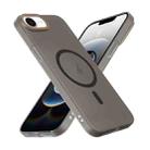 For iPhone 16e Translucent Frosted Skin PC MagSafe Phone Case(Black) - 3