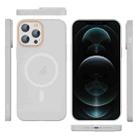 For iPhone 12 Pro Translucent Frosted Skin PC MagSafe Phone Case(White) - 2