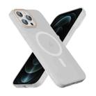 For iPhone 12 Pro Translucent Frosted Skin PC MagSafe Phone Case(White) - 3