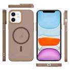 For iPhone 11 Translucent Frosted Skin PC MagSafe Phone Case(Desert Gold) - 2