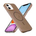 For iPhone 11 Translucent Frosted Skin PC MagSafe Phone Case(Desert Gold) - 3