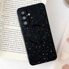For Samsung Galaxy A56 5G Starry Sky TPU Shockproof MagSafe Phone Case(Black) - 1