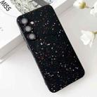 For Samsung Galaxy A55 5G Starry Sky TPU Shockproof MagSafe Phone Case(Black) - 1