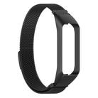 For Samsung Galaxy Fit2 xDfind Watch Frame Integrated Milan Stainless Steel Watch Band(Black) - 2