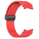 For Samsung Galaxy Watch3 41mm xDfind Fold Magnetic Black Buckle Silicone Watch Band(Red) - 3