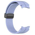 For Samsung Galaxy Watch3 41mm xDfind Fold Magnetic Black Buckle Silicone Watch Band(Light Purple) - 3