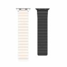 For Apple Watch 42mm / 41mm / 40mm / 38mm DUX DUCIS SD Series Double-Sided Blind Insert Silicone Magnetic Watch Strap(Black + Starlight) - 2