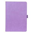 For iPad 10.2 / iPad Air 10.5 / iPad Pro 10.5 inch Retro Texture PU Horizontal Flip Leather Case with Holder & Card Slots & Hand Strap(Purple) - 2