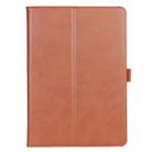 For iPad 10.2 / iPad Air 10.5 / iPad Pro 10.5 inch Retro Texture PU Horizontal Flip Leather Case with Holder & Card Slots & Hand Strap(Brown) - 2