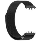 For Samsung Galaxy Fit 3 xDfind Milan Magnetic Stainless Steel Watch Band(Black) - 2