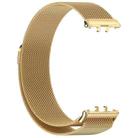 For Samsung Galaxy Fit 3 xDfind Milan Magnetic Stainless Steel Watch Band(Gold) - 2