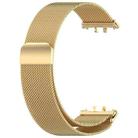 For Samsung Galaxy Fit 3 xDfind Milan Magnetic Stainless Steel Watch Band(Gold) - 3