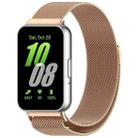For Samsung Galaxy Fit 3 xDfind Milan Magnetic Stainless Steel Watch Band(Rose Gold) - 1