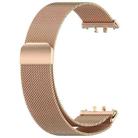 For Samsung Galaxy Fit 3 xDfind Milan Magnetic Stainless Steel Watch Band(Rose Gold) - 3